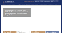 Desktop Screenshot of cliftonhall.com